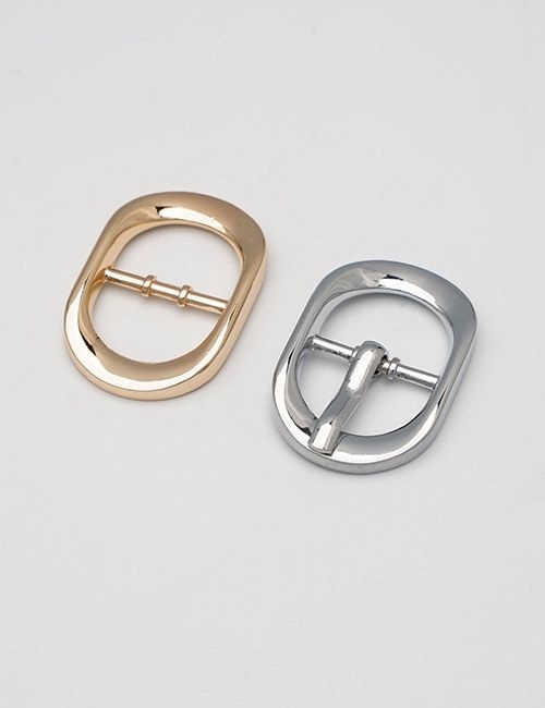 1/2" (14MM), Center Bar Buckles, Zinc Alloy, QAA4002